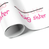 Große Schwester Geschenkpapier (Rolleneckpunkt)