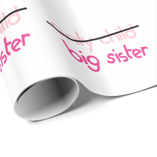 Große Schwester Geschenkpapier (Rolleneckpunkt)
