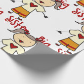 Große Schwester Geschenkpapier (Ecke)