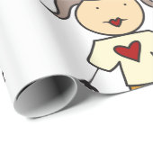 Große Schwester Geschenkpapier (Rolleneckpunkt)