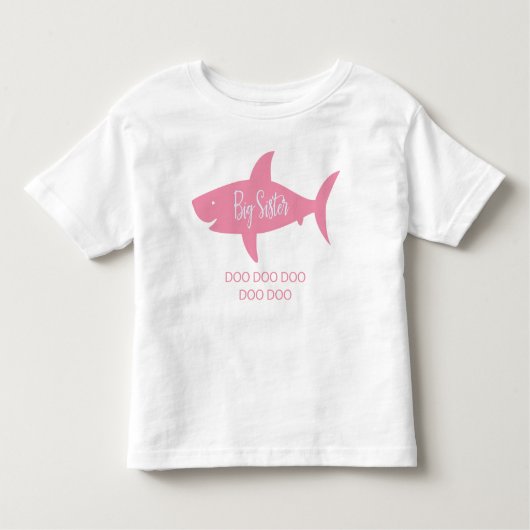 Große Schwester-Haifisch-T - Shirt (Vorderseite)