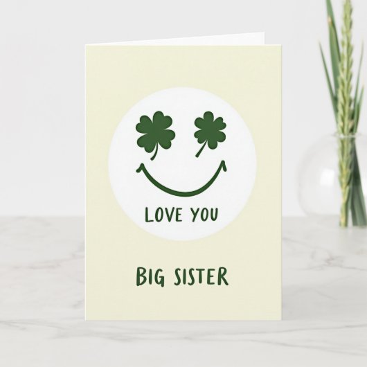 Große Schwester Karte Liebe (Vorderseite)