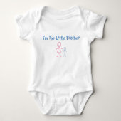 GROSSE SCHWESTER, KLEINES BRUDER-SHIRT BABY STRAMPLER (Vorderseite)