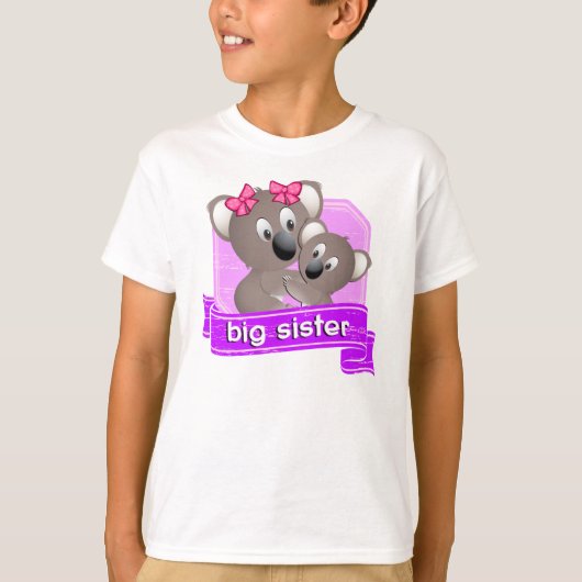 Große Schwester-Koala T-Shirt (Vorderseite)