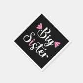 Große Schwester, lieblich Serviette (Ecke)