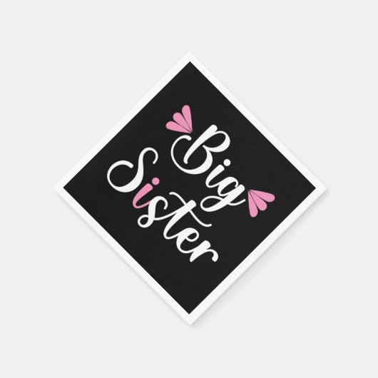 Große Schwester, lieblich Serviette (Ecke)