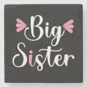 Große Schwester, lieblich Steinuntersetzer (Vorderseite)