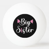 Große Schwester, lieblich Tischtennisball (Rückseite)