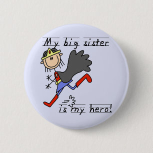 Große Schwester meine Held-T - Shirts und Button