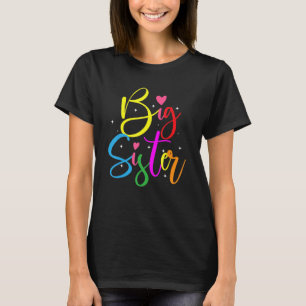Große Schwester mit einem jüngeren Bruder oder T-Shirt