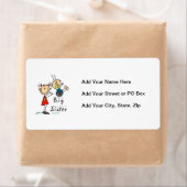 Große Schwester mit kleinen Brüdergeschenken (Insitu)