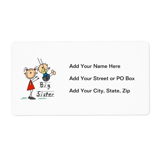 Große Schwester mit kleinen Brüdergeschenken (Vorne)