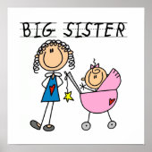 Große Schwester mit kleinen, finsteren Geschenken Poster (Vorne)