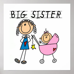Große Schwester mit kleinen, finsteren Geschenken Poster