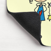 Große Schwester mit kleinen, finsteren T - Shirt u Mousepad (Ecke)