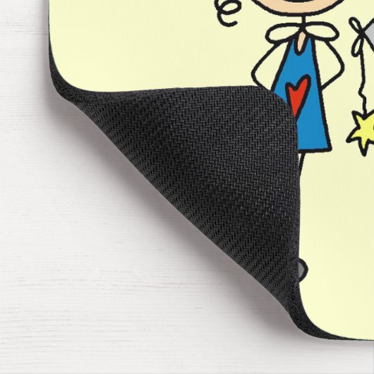 Große Schwester mit kleinen, finsteren T - Shirt u Mousepad (Ecke)