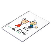 Große Schwester mit kleiner Bruder-Geschenken Notizblock (Linke Seite)