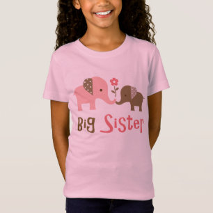 Große Schwester - Mod-Elefant-T - Shirts für