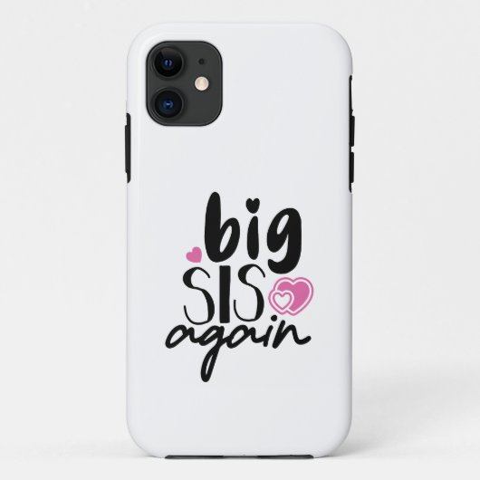 Große Schwester nochmal Case-Mate iPhone Hülle (Rückseite)