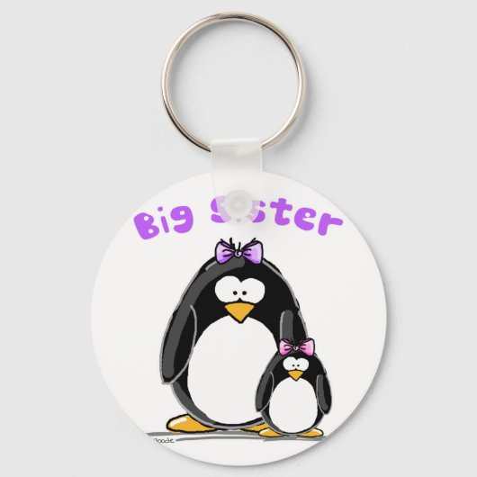 Große Schwester Penguin Schlüsselanhänger (Vorderseite)