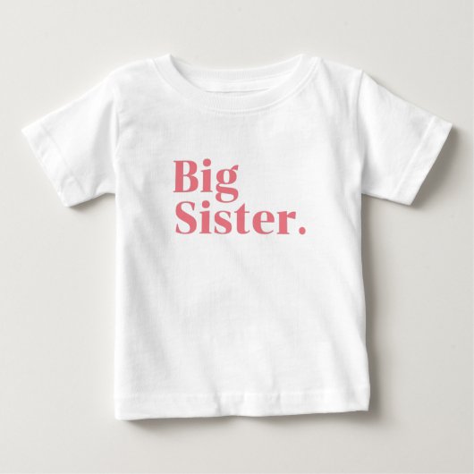 große Schwester Regenbogen, zum Schwester niedlich Baby T-shirt (Vorderseite)