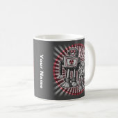 Große Schwester-Roboter-Tasse Kaffeetasse (VorderseiteRechts)