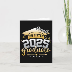 Große Schwester Senior 2025 Stolz Große Schwester  Karte
