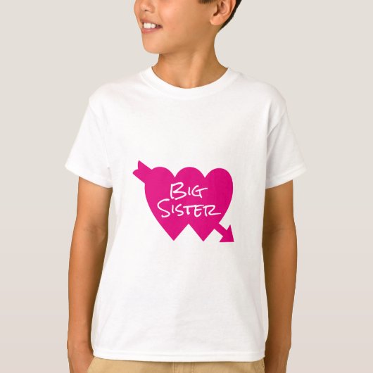 Große Schwester-Shirt T-Shirt (Vorderseite)