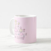 Große Schwester Stock-Prinzessin-Duo Kaffeetasse (Vorderseite Links)