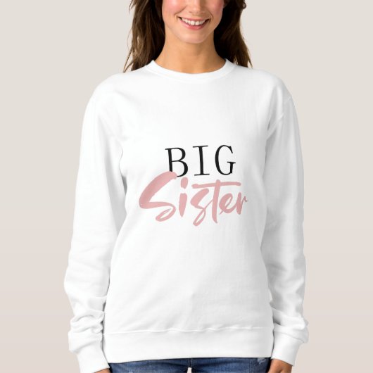 Große Schwester Sweatshirt (Vorderseite)