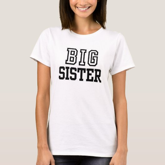 Große Schwester T-Shirt (Vorderseite)