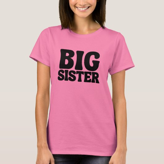 Große Schwester T-Shirt (Vorderseite)