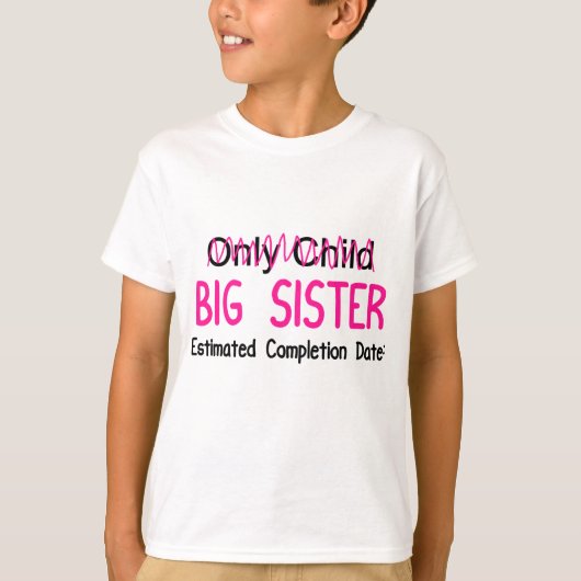 Große Schwester T-Shirt (Vorderseite)