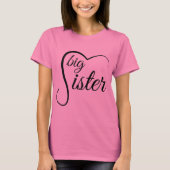 Große Schwester-T-Shirt T-Shirt (Vorderseite)