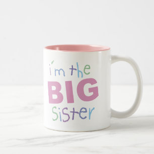 Große Schwester-Tasse Zweifarbige Tasse