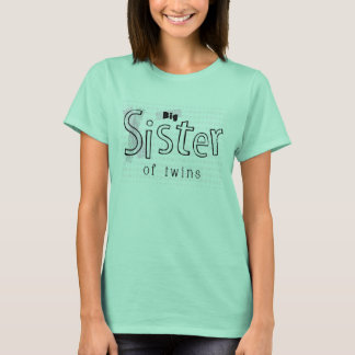 Große Schwester von Twins Erwachsenem T-Shirt