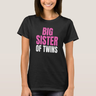 Große Schwester von Zehn neuen Schwester Geschwist T-Shirt