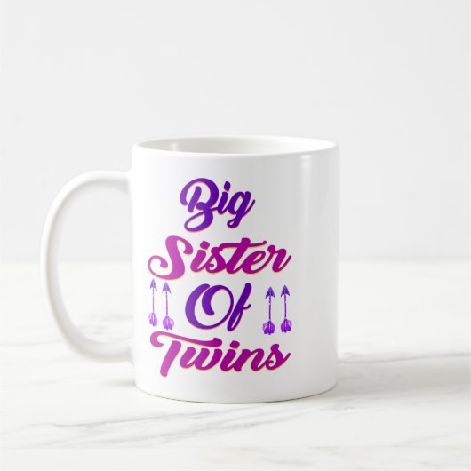 Große Schwester von zwei Siegern neue große Schwes Kaffeetasse (Links)