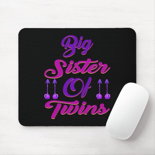 Große Schwester von zwei Siegern neue große Schwes Mousepad (Mit Mouse)