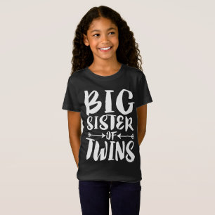 Große Schwester von Zwillingen Ältere Schwester T-Shirt