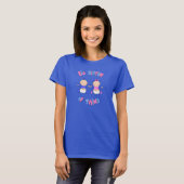 Große Schwester von Zwillingsbabys T-Shirt (Vorne ganz)