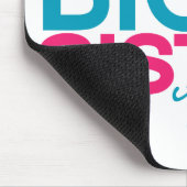 Große Schwester wieder Elephant Mousepad (Ecke)