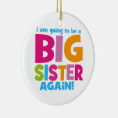 Große Schwester wieder Keramik Ornament (Rechts)