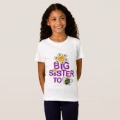Große Schwester zum zu sein! T-Shirt (Vorne ganz)