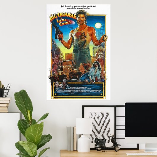 Große Schwierigkeiten in kleiner China Poster (Heimbüro)