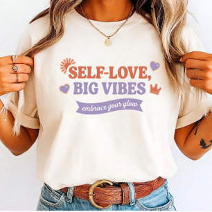 Große Schwingungen der Selbstliebe Retro für Selbs Tri-Blend Shirt