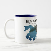 Große See-Alaska-Kabinen-Tasse Zweifarbige Tasse (Links)