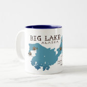 Große See-Kabinen-Tasse für unsere Freunde Zweifarbige Tasse (Vorderseite Links)