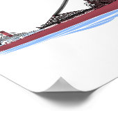 Große Seen Frachter Sierra Selbstentlader Poster (Ecke)