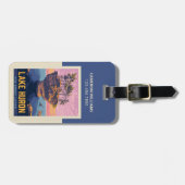 Große Seen | Huron Lake Gepäckanhänger (Vorderseite horizontal)